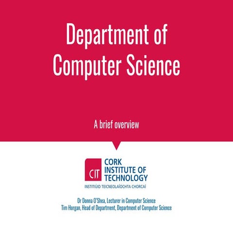 CIT MSc Software Architecture & Design