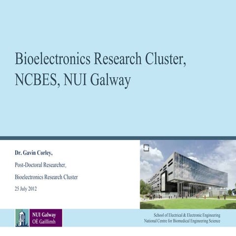 Bioelectronics Research Cluster | PPTX