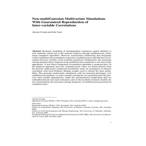 Cornah and vann 2012 non-mg multivariate cs - paper