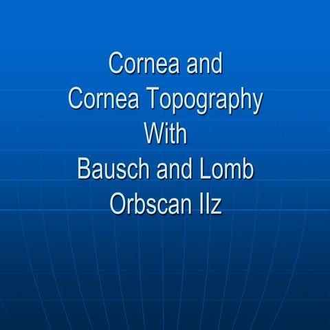 Cornea Topography