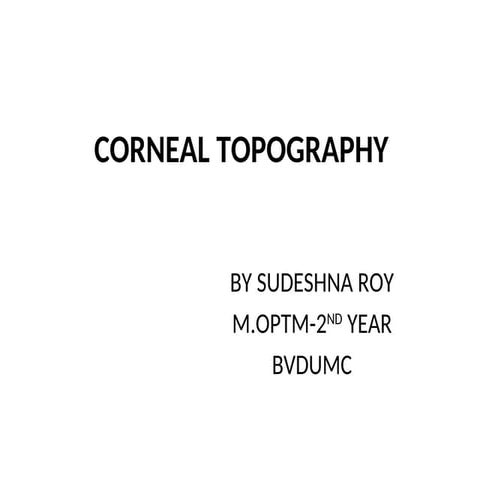 Pentacam | PDF
