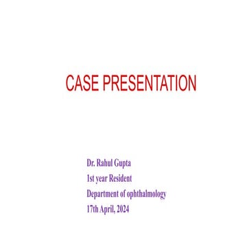 Case presentation on topic Corneal ulcer.pptx