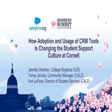 How Adoption and Usage of CRM Tools is Changing the Student Support Culture a...