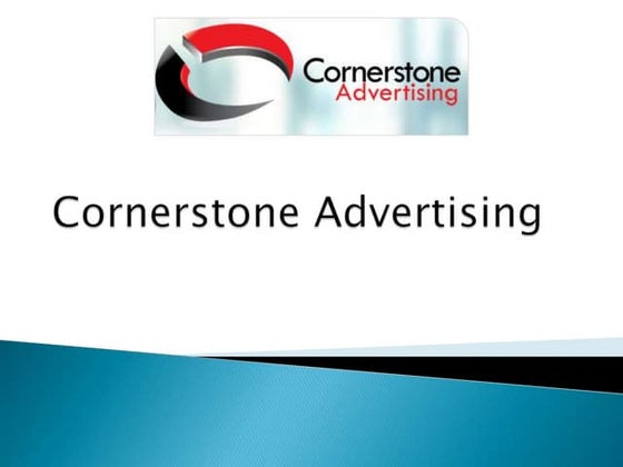 Cornerstone Advertising presentations