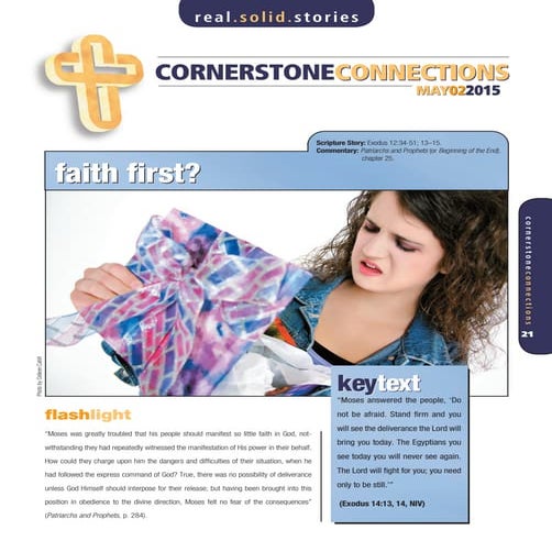 Lesson 5 Cornerstone Connections Sabbath School Second Quarter