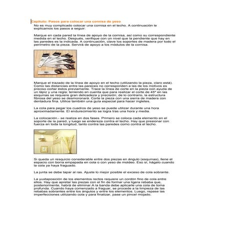 Cornisa de yeso ii