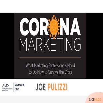 Corona Marketing: What Marketing Professionals Need to Do Now to Survive the ...