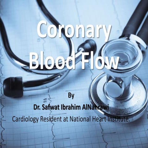 Coronary blood flow (basics)