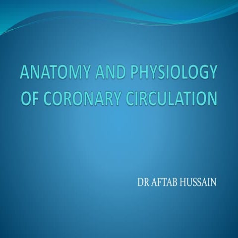 Coronary circulation 14 10-14
