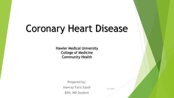 Ppt Coronary Heart Disease Chd Powerpoint Presentation Heart Diseases