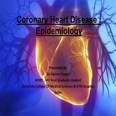 Coronary heart disease - epidemiology