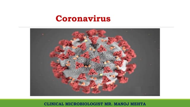 Corona Virus.pptx Msc. clinical Microbiology