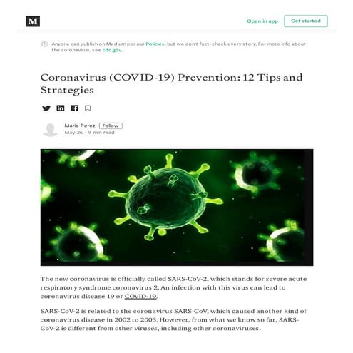COVID-19 PRESENTATION | PPTX