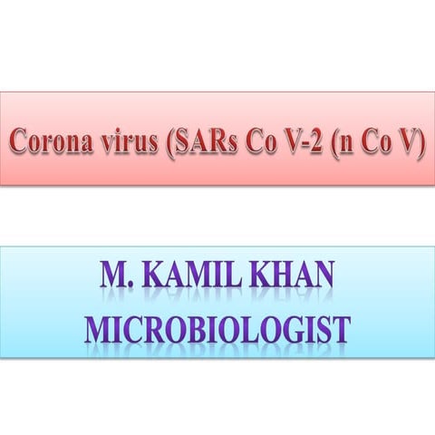 Corona virus (sa rs co v 2 (n
