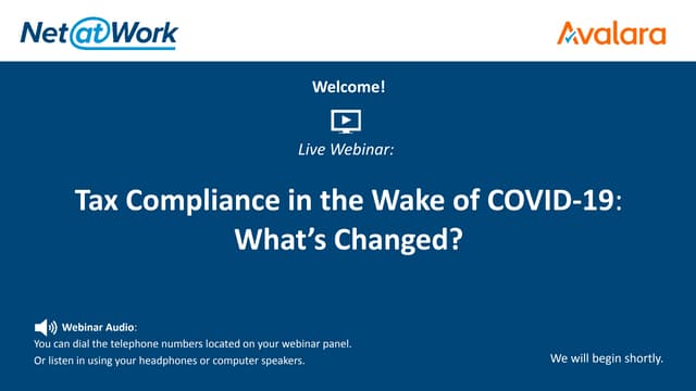 Tax Compliance in the Wake of COVID-19 What’s Changed