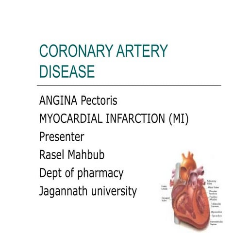 Coronery artery disease