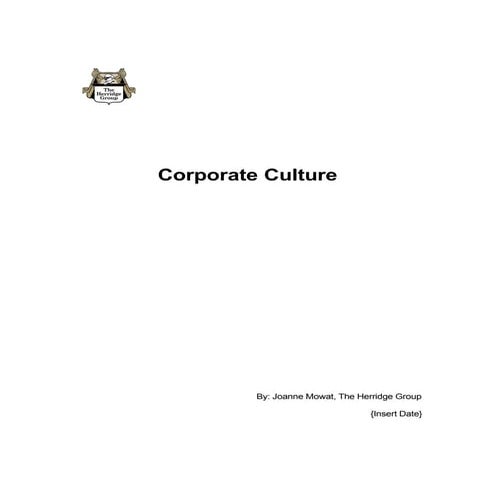 Corp cultures