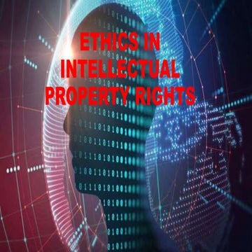 ethics in intellectual property rights