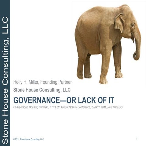 Corp Governance--Or Lack of It