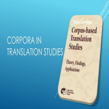 Corpora in Translatıon Studies