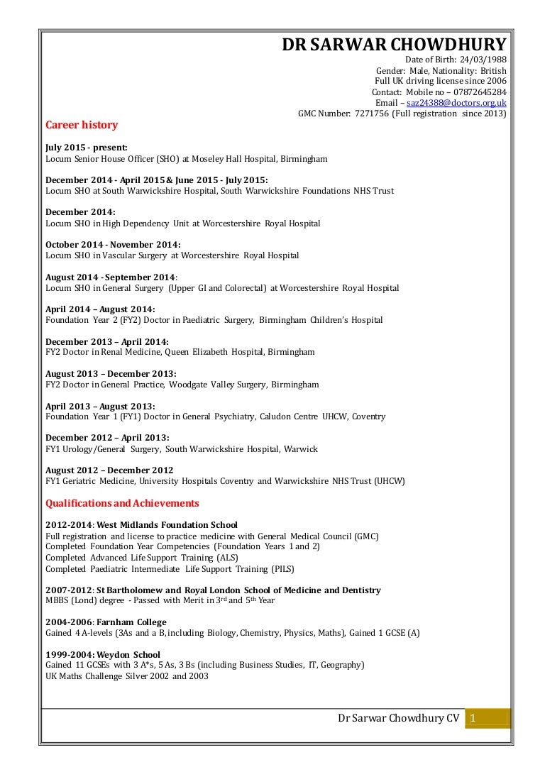 Curriculum Vitae