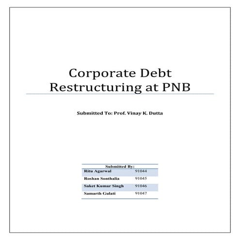 Corporate debt-restructuring | DOCX