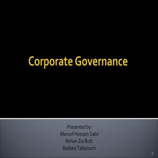Corporate Governance