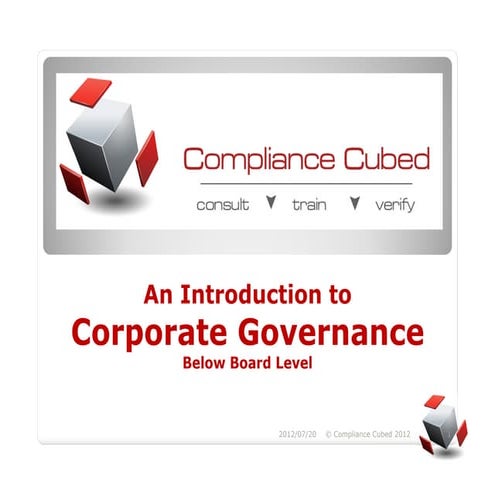 Corporate governance-200712