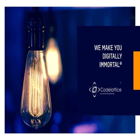 Corporate profile- Codelattice 2021