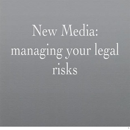 Corporate Social Media Management Conference   October 2008