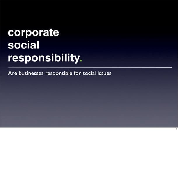Corporate Social Responsibility