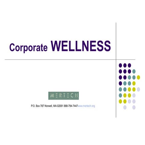 Corporate Wellness  12 12 08