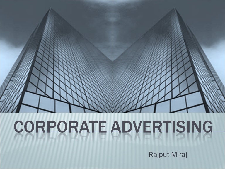 Corporate Advertising