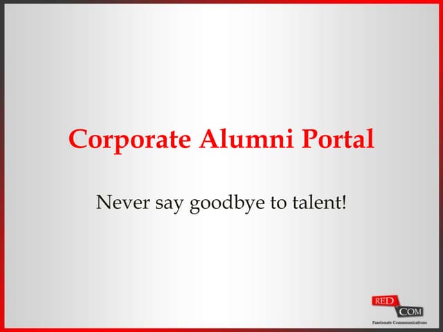 Corporate Alumni Engagement - The A...