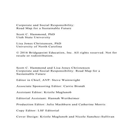 Corporate and Social ResponsibilityRoad Map for a Sustainab.docx