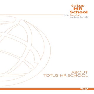 totus HR School Corporate brochure