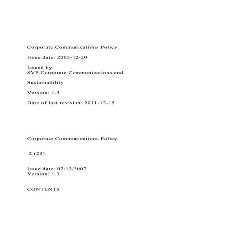 Corporate Communications Policy Issue date 2005-12-20 .docx