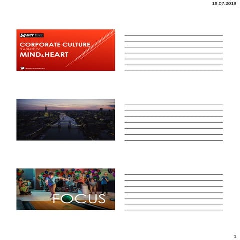 Corporate culture is a state of mind and heart