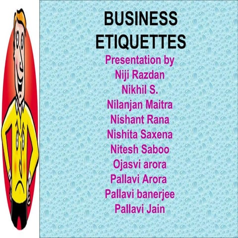 Corporate etiquette (1) b sec