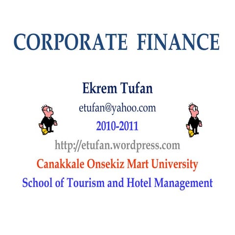 Corporate finance