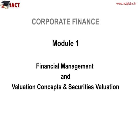 Corporate Finance