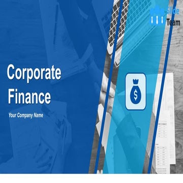 Corporate Finance Powerpoint Presentation Slides