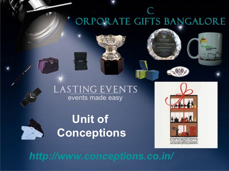 Corporate Gifts in Bangalore Conceptions