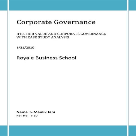 Corporate Governance
