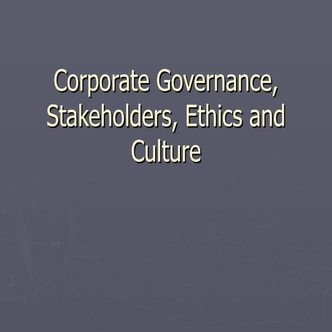 Corporate Governance