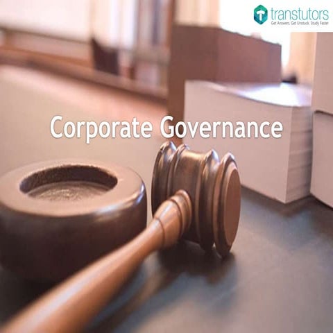Corporate Governance | Finance