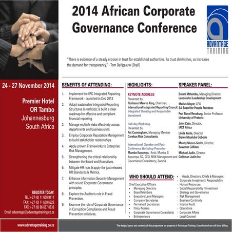 Corporate Governance Program 