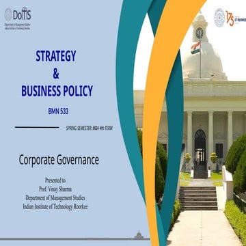 Corporate Governance and implications in india