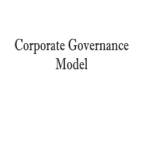 Corporate Governance Model_Corporate Governance