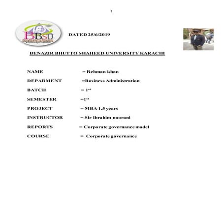 Corporate governance models